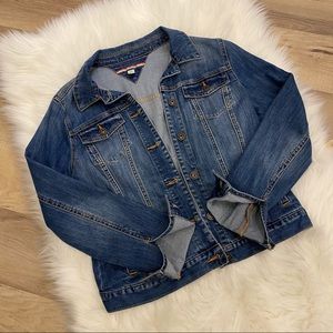 Tommy Hilfiger denim jean jacket size S EUC